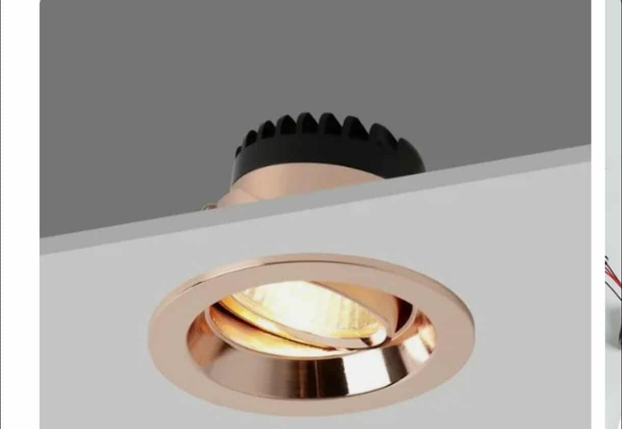 Adjustable Ceiling LED Spotlight – Modern Recessed Downlight 5W/7W GU10 for Living Room, Hallway & Commercial Spaces