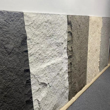 Panneaux muraux décoratifs extérieurs en pierre artificielle – 120 x 60 cm – Revêtement extérieur en placage de pierre pour une conception moderne de maison et de jardin