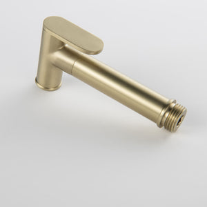Bidet Spray Gun Set Chrome/Brushed Gold Plated Brass Body Bathroom Toilet Washing Faucet