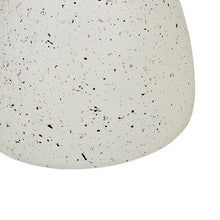Load image into Gallery viewer, Creative Wabi-Sabi Cream Coffee Table – Faux Terrazzo Small Round Bedside Table for Home &amp; Garden Décor
