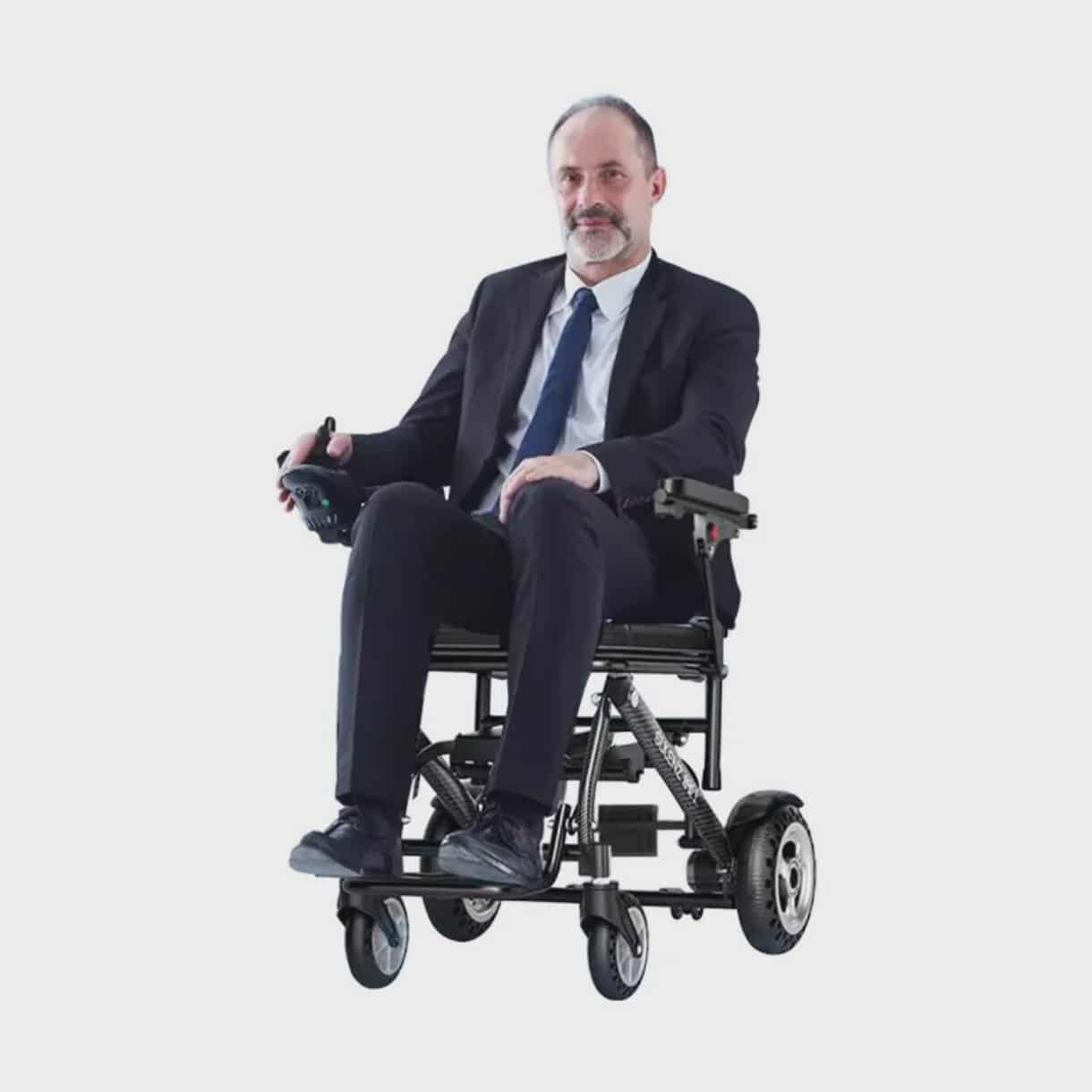 High-Quality Folding Electric Wheelchair – Portable Lightweight Power Chair for Travel & Everyday Use