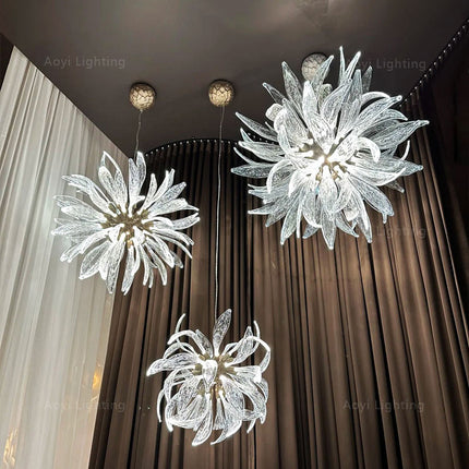 French-Style Crystal Chandelier – Artistic Luxury Lighting for Villas, Hotels & Fine Dining Restaurants