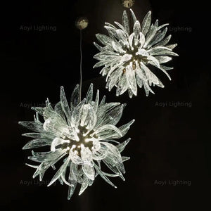 French-Style Crystal Chandelier – Artistic Luxury Lighting for Villas, Hotels & Fine Dining Restaurants