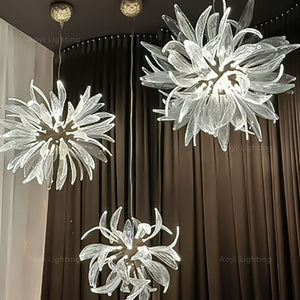 French-Style Crystal Chandelier – Artistic Luxury Lighting for Villas, Hotels & Fine Dining Restaurants