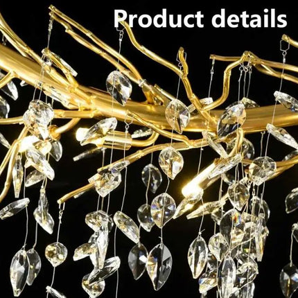 Interior Hotel Stair Pendant Lamp Modern Luxury Ceiling Led Crystal Chandelier Pendant Light