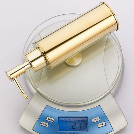 Distributeur de savon liquide antirouille avec pompe, idéal pour la cuisine, la salle de bain et le plan de travail.