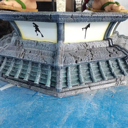 Custom Life-Size Anime Sculpture – Resin & Fiberglass Statue of Luffy, Zoro, Ace (One Piece Inspired)