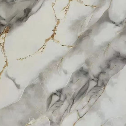 600x600mm Foshan Polierte Marmorfliese, glasierte Porzellanfliese, rutschfeste Porzellanfliese in Marmoroptik, galvanisiert