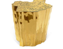 Cargar imagen en el visor de la galería, Tree Trunk Gold Coffee Table Glossy Stainless Steel Modern Style Luxury Living Room Furniture Golden Coffee Table
