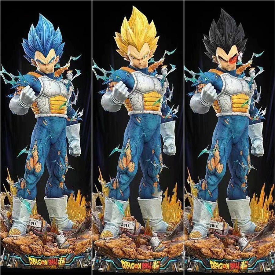Dragon Ball Vegeta Statue – Large Resin Anime Character Sculpture Fiberglass Figure for Collection & Decor