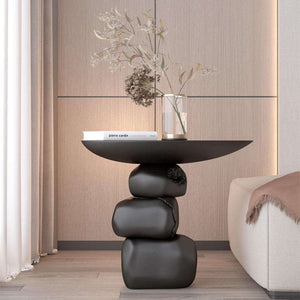 Advanced Stone Sculpture Coffee Table – Artistic Tea Table for Office Furniture, Home Décor