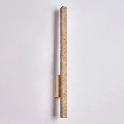 Modern Creative Wall Lamp Long Strip Shaped Wabi Sabi Warm LED Stone Lighting for Home Decor for Room Corridors