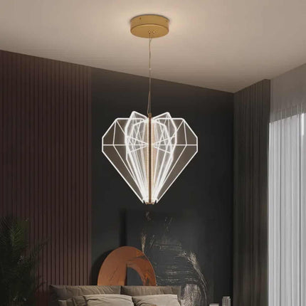 Luxuriöser, moderner, minimalistischer Kronleuchter – Hochwertige Designerleuchte für Wohnzimmer, Schlafzimmer und Restaurant-Interieurs