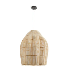 Load image into Gallery viewer, Bohemian Style Rattan Hanging Ceiling Light – Handcrafted Pendant Lamp for Living Room, Bedroom &amp; Home Décor
