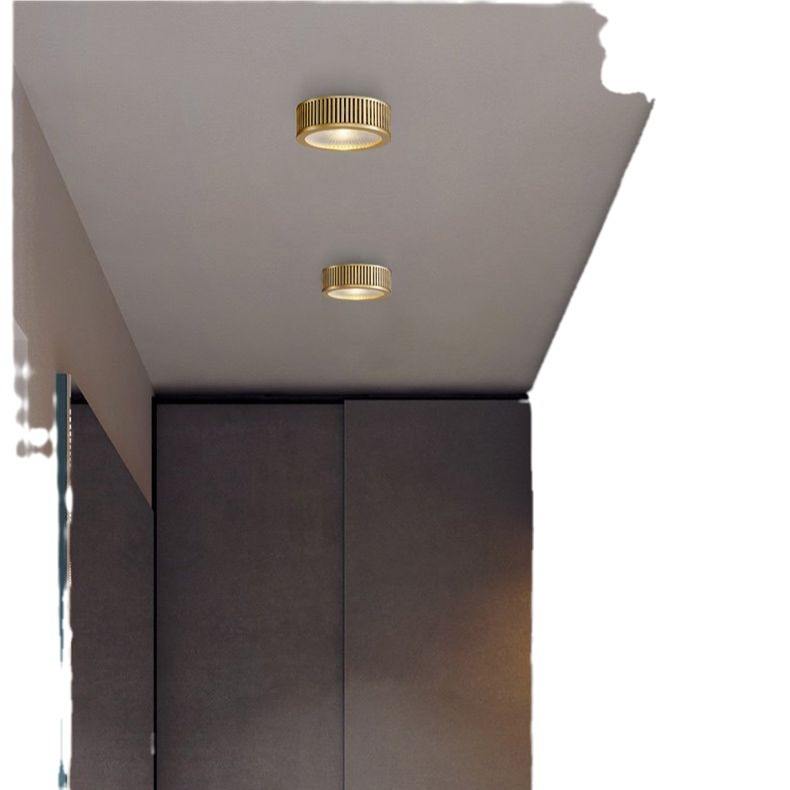 Surface-Mounted Ultra-Thin LED Pin Light – All-Copper Luxury Ceiling Spotlight for Living Room, Porch & Hallway