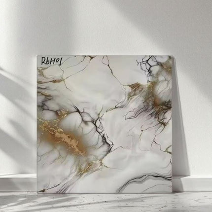 600x600mm Foshan Polierte Marmorfliese, glasierte Porzellanfliese, rutschfeste Porzellanfliese in Marmoroptik, galvanisiert