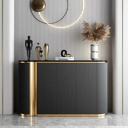 Modern Luxury Kitchen Furniture Dining Room Console Table Cabinet Table Sideboards Storage Cabinet With Doors