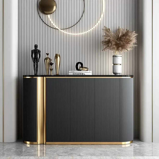 Modern Luxury Kitchen Furniture Dining Room Console Table Cabinet Table Sideboards Storage Cabinet With Doors