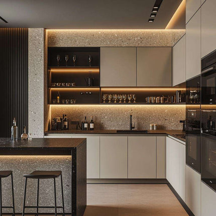 Modern Modular Waterproof Design Kitchen Furniture Multi-functional Kitchen Cabinets Custom High-quality Home Kitchen Islands