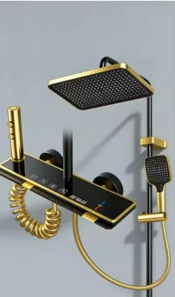 Aluminum Shower Thermostatic Simple Airbnb Wall Shower Slim