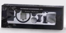 Load image into Gallery viewer, Bathroom Accessories Set 7pcs Black Stainless steel
