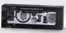 Cargar imagen en el visor de la galería, Bathroom Accessories Set 7pcs Black Stainless steel
