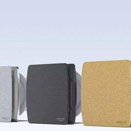 Mattgoldener Abluftventilator, deutsche Kupferspirale, Deckenabluftgerät, internationale Marke