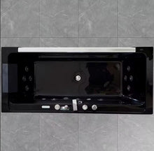 Cargar imagen en el visor de la galería, Single Seater Luxury Black Glass Acrylic Jacuzzi
