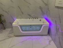 Load image into Gallery viewer, Acrylic Massage Jacuzzi Bathtub Freestanding Hydro massage with Waterfall
