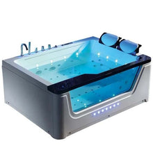 Load image into Gallery viewer, 2-Person Jacuzzis Two-Person Whirlpool Acrylic Massage Bathtub with Three Skirts Hotel Luxury Bath Hydromassage
