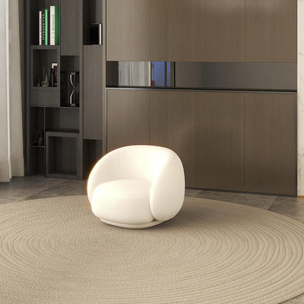 Modern Curved Sectional Sofa with Wood Frame Nordic Design Living Room & Beauty Couches Living Room Use