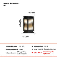 Cargar imagen en el visor de la galería, European Designed Outdoor Waterproof Wall Gate Led Lights
