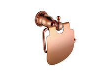 Load image into Gallery viewer, Rose gold wall mounted stainless steel bathroom accessories set
