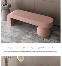 Load image into Gallery viewer, 150cm Modern Luxury Cream Velvet Ottoman – Wooden Storage Bench for Bed End, Living Room, Entryway, or Cloakroom
