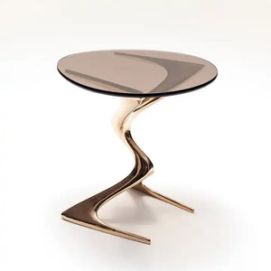Modern Center Round High-Low Coffee Table