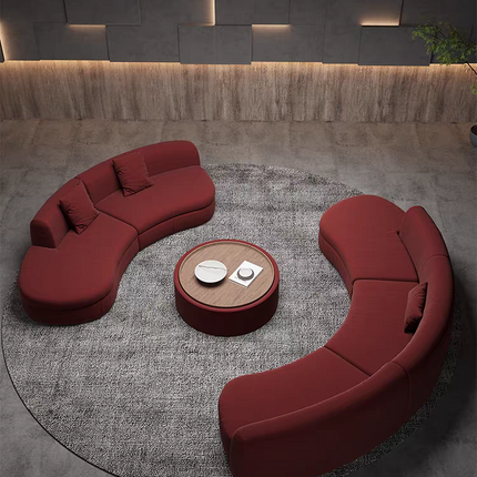 Fabric Luxury Sofa Set Comfortable Extendable Combination Sectional L-Shaped Modern Stainless Steel Legs for Villa Living Room