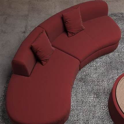 Fabric Luxury Sofa Set Comfortable Extendable Combination Sectional L-Shaped Modern Stainless Steel Legs for Villa Living Room