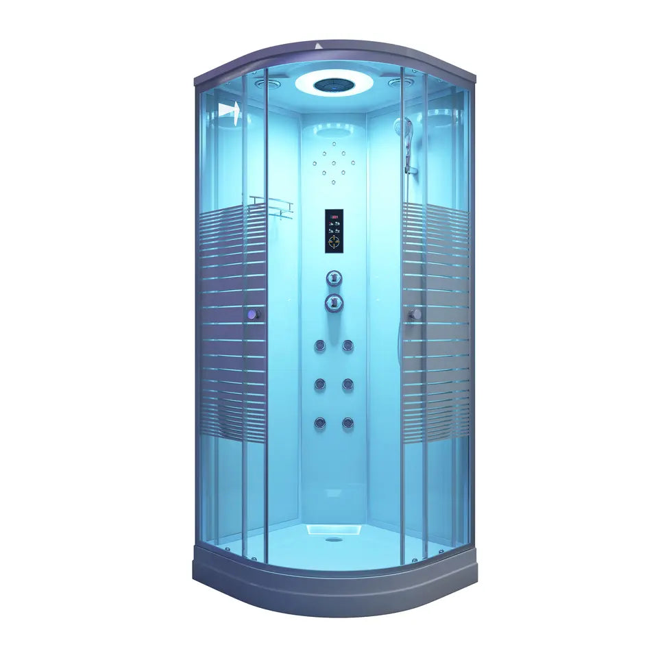 Tempered Glass Indoor Shower Room with Enclosure Set