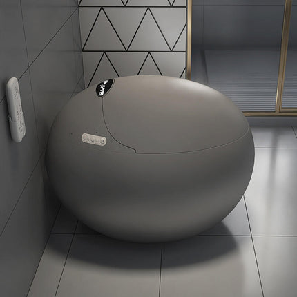 Hotel Sanitary Ware One Piece Water Closet Electric Bidet Toilet Bowl Floor Mounted Bathroom Intelligent Smart Toilet