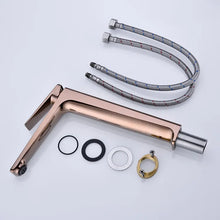 Load image into Gallery viewer, Luxury  Modern Rose Gold Brass Tap
