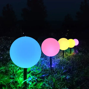 Ball Light Large Cordless Color Changing LED Floor Lamp Sphere