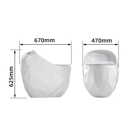 White Ceramic Golden Fram Toilet Dual Flush Extended Integrated Structure Floor Lavatory Toilet Hotel Sanitary Toilet