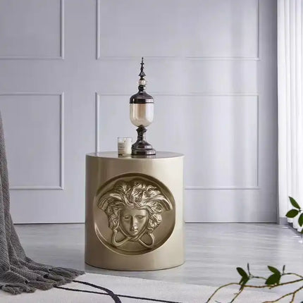 Luxury Modern Italian Leisure Stool Minimalist Side table for Living Room