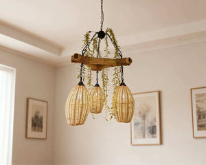 Collection image for: Rattan and Bamboo Lights