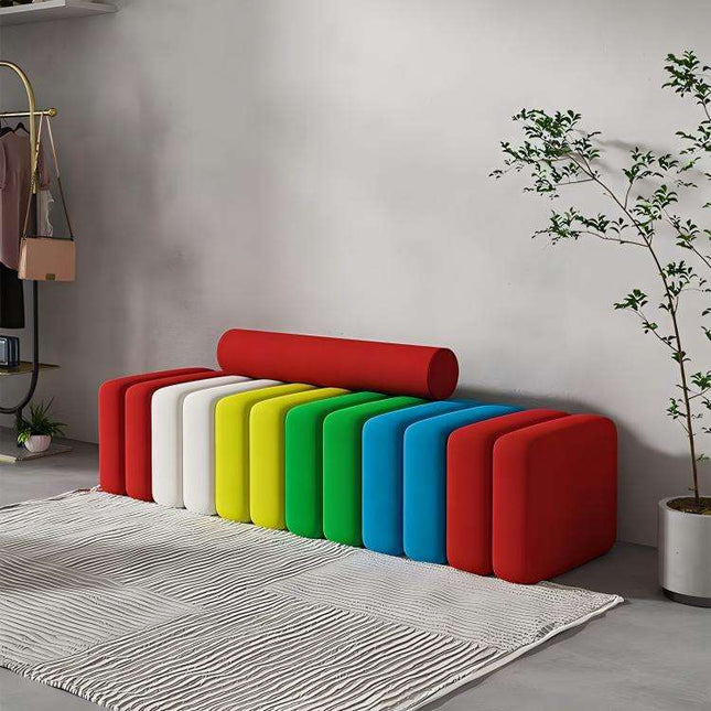 Modern Minimalist Tufted Reclining Modular Sofa Set with Sponge Filling for Apartments and Villas Available in Multiple Colors