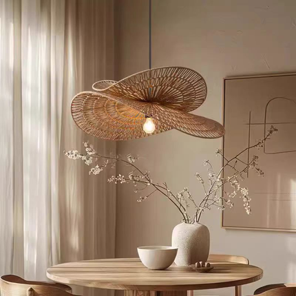 Nordic Industrial Paper Rope Pendant Light Retro Hand Made Cylinder Shade Hanging Lamp for Living Room Bedroom Loft Coffee Shop