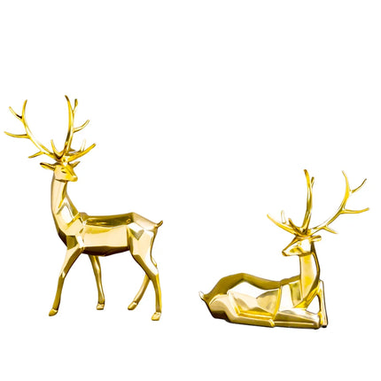 Modern Luxury High-Grade Resin Reindeer Sculpture Home Decoration Statue