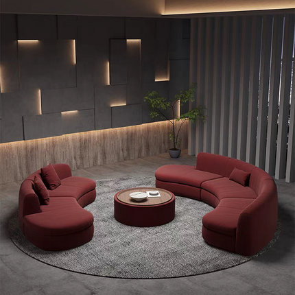Fabric Luxury Sofa Set Comfortable Extendable Combination Sectional L-Shaped Modern Stainless Steel Legs for Villa Living Room