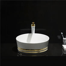 Load image into Gallery viewer, Modern Luxury Wash Basin Golden Art Basin
