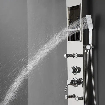 Shower Wall Bathroom Panel 304 Stainless Shower Panel with Shelf
